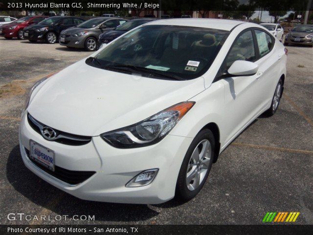 2013 Hyundai Elantra GLS in Shimmering White