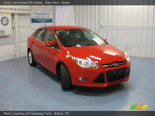 2012 Ford Focus SEL Sedan in Race Red