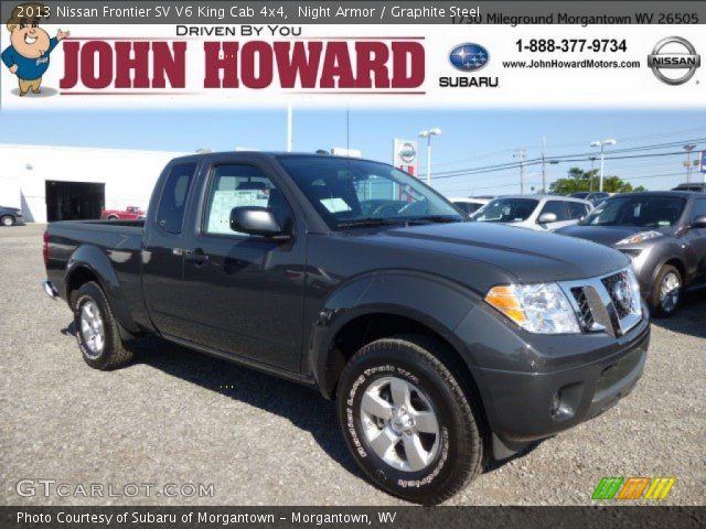 2013 Nissan Frontier SV V6 King Cab 4x4 in Night Armor