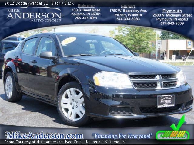 2012 Dodge Avenger SE in Black
