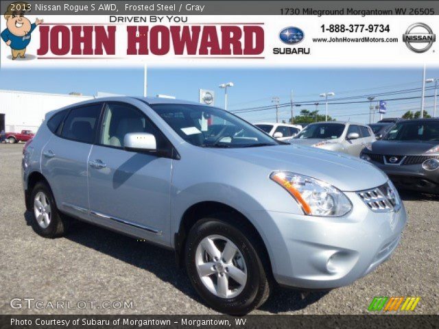 2013 Nissan Rogue S AWD in Frosted Steel