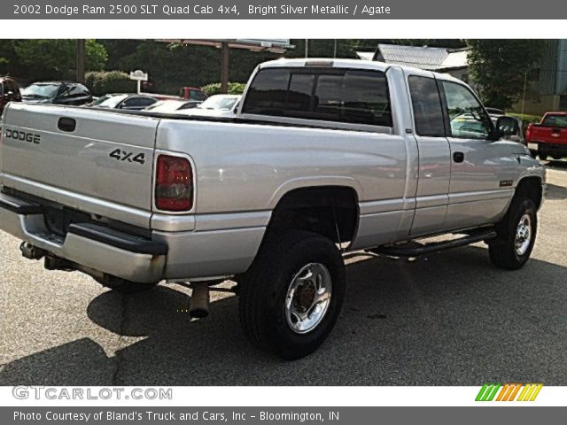 2002 Dodge Ram 2500 SLT Quad Cab 4x4 in Bright Silver Metallic