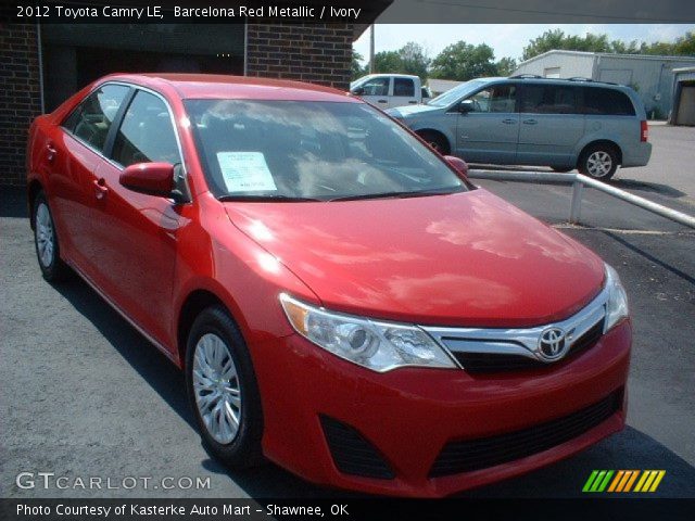 2012 Toyota Camry LE in Barcelona Red Metallic