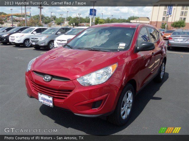 2013 Hyundai Tucson GL in Garnet Red