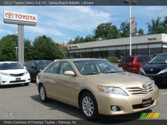 2011 Toyota Camry XLE V6 in Sandy Beach Metallic
