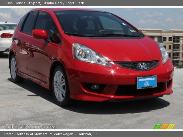 2009 Honda Fit Sport in Milano Red