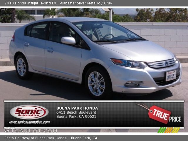 2010 Honda Insight Hybrid EX in Alabaster Silver Metallic