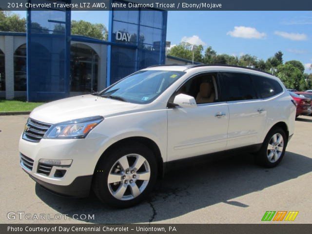 2014 Chevrolet Traverse LTZ AWD in White Diamond Tricoat