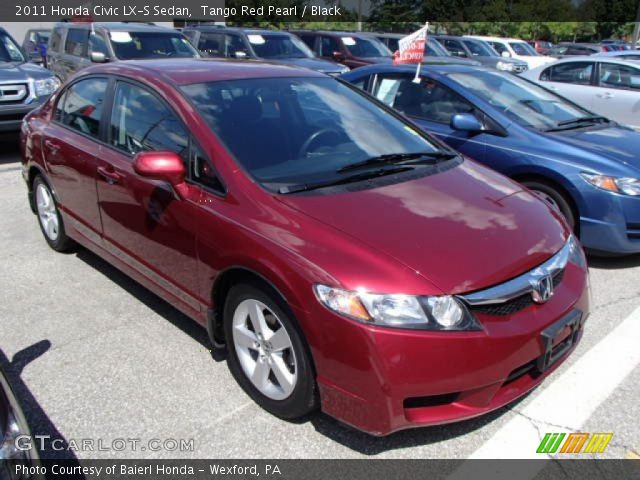 2011 Honda Civic LX-S Sedan in Tango Red Pearl