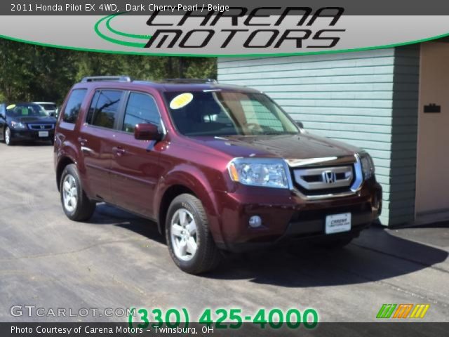 2011 Honda Pilot EX 4WD in Dark Cherry Pearl
