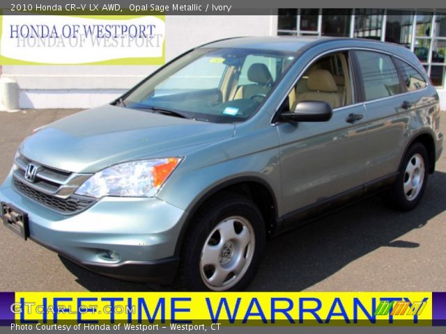 2010 Honda CR-V LX AWD in Opal Sage Metallic