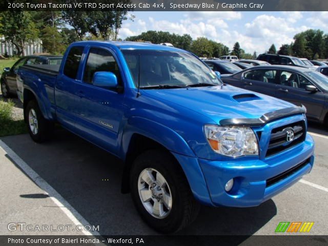 2006 Toyota Tacoma V6 TRD Sport Access Cab 4x4 in Speedway Blue