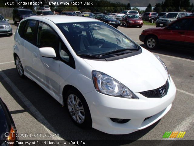 2010 Honda Fit Sport in Taffeta White