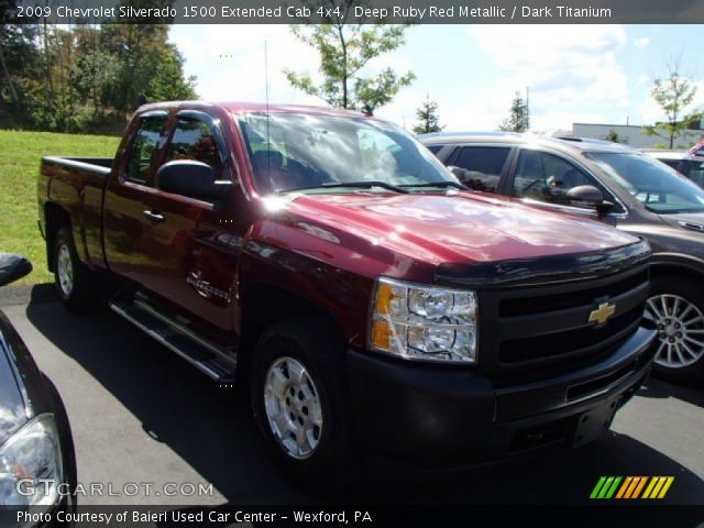 2009 Chevrolet Silverado 1500 Extended Cab 4x4 in Deep Ruby Red Metallic