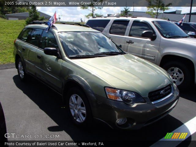 2005 Subaru Outback 2.5i Wagon in Willow Green Opal