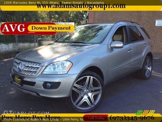 2006 Mercedes-Benz ML 350 4Matic in Pewter Metallic