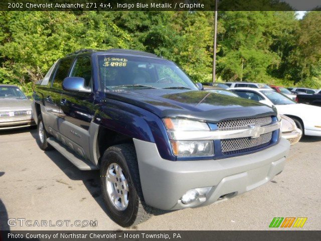 2002 Chevrolet Avalanche Z71 4x4 in Indigo Blue Metallic