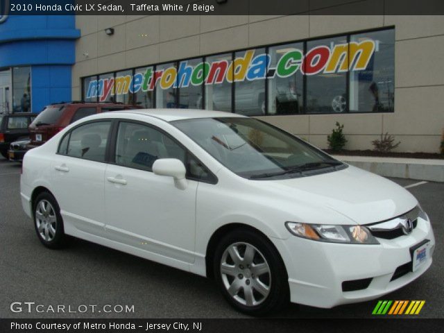 2010 Honda Civic LX Sedan in Taffeta White