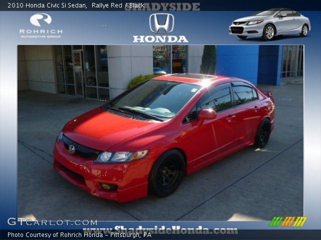2010 Honda Civic Si Sedan in Rallye Red