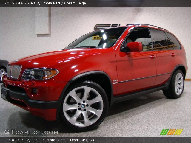 2006 BMW X5 4.8is in Imola Red