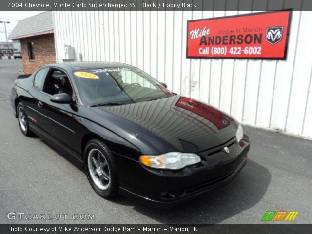 2004 Chevrolet Monte Carlo Supercharged SS in Black