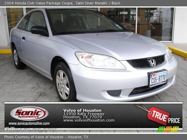 2004 Honda Civic Value Package Coupe in Satin Silver Metallic