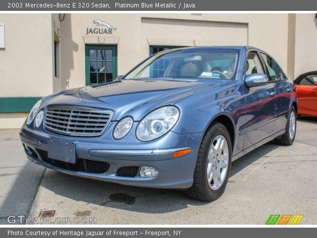 2003 Mercedes-Benz E 320 Sedan in Platinum Blue Metallic