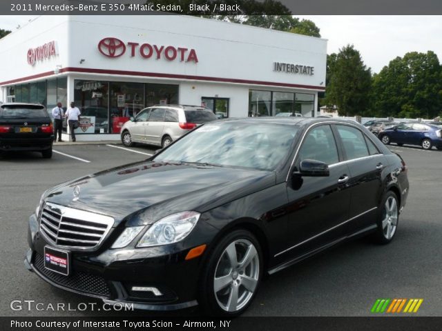 2011 Mercedes-Benz E 350 4Matic Sedan in Black