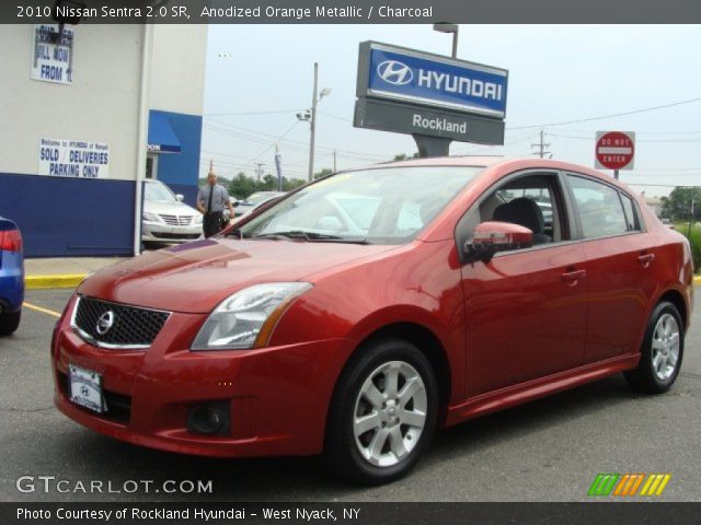 2010 Nissan Sentra 2.0 SR in Anodized Orange Metallic