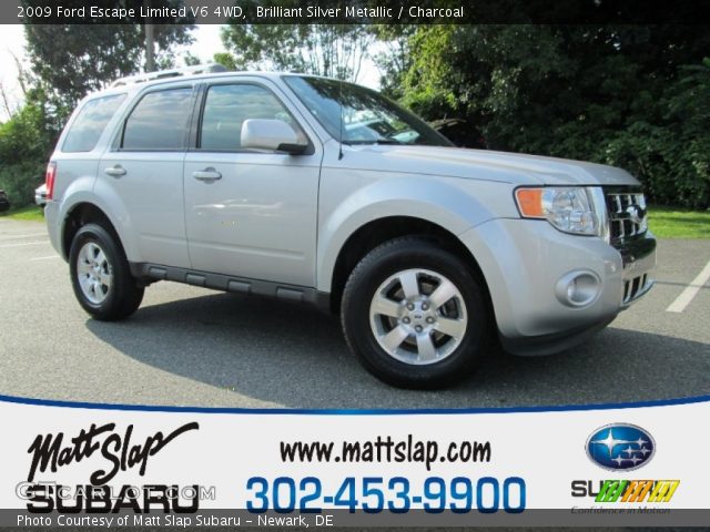 2009 Ford Escape Limited V6 4WD in Brilliant Silver Metallic