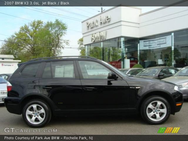 2007 BMW X3 3.0si in Jet Black