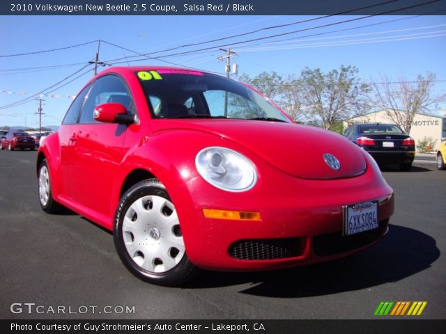 2010 Volkswagen New Beetle 2.5 Coupe in Salsa Red