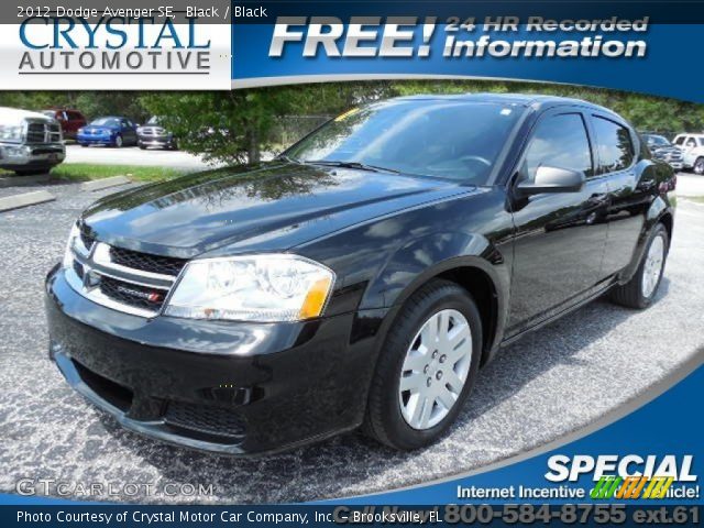 2012 Dodge Avenger SE in Black