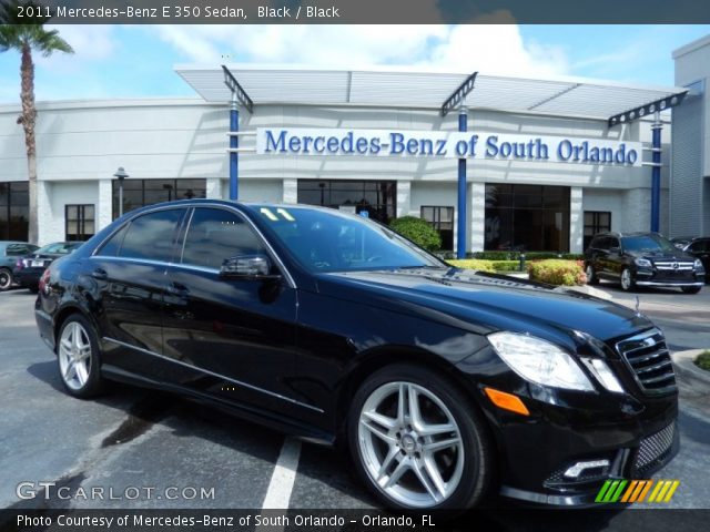 2011 Mercedes-Benz E 350 Sedan in Black