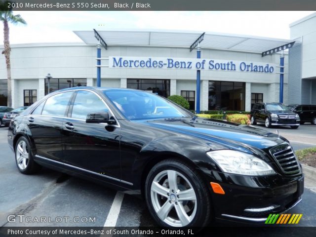 2010 Mercedes-Benz S 550 Sedan in Black