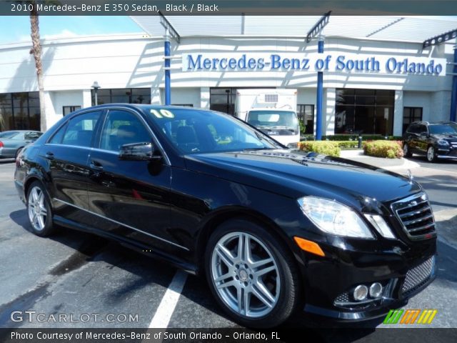 2010 Mercedes-Benz E 350 Sedan in Black
