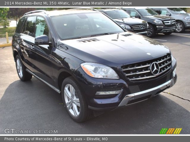 2014 Mercedes-Benz ML 350 4Matic in Lunar Blue Metallic