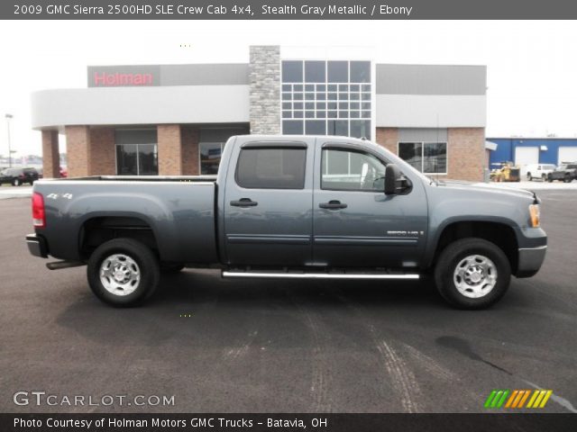 2009 GMC Sierra 2500HD SLE Crew Cab 4x4 in Stealth Gray Metallic