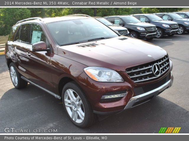 2014 Mercedes-Benz ML 350 4Matic in Cinnabar Red Metallic