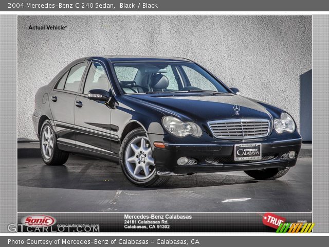 2004 Mercedes-Benz C 240 Sedan in Black
