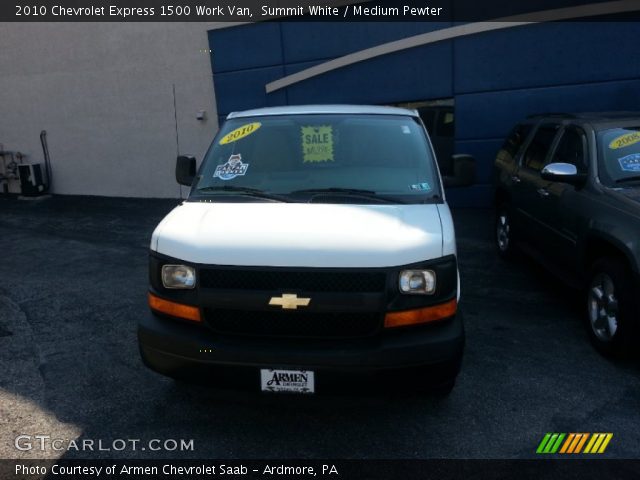 2010 Chevrolet Express 1500 Work Van in Summit White