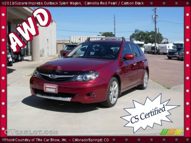 2011 Subaru Impreza Outback Sport Wagon in Camellia Red Pearl