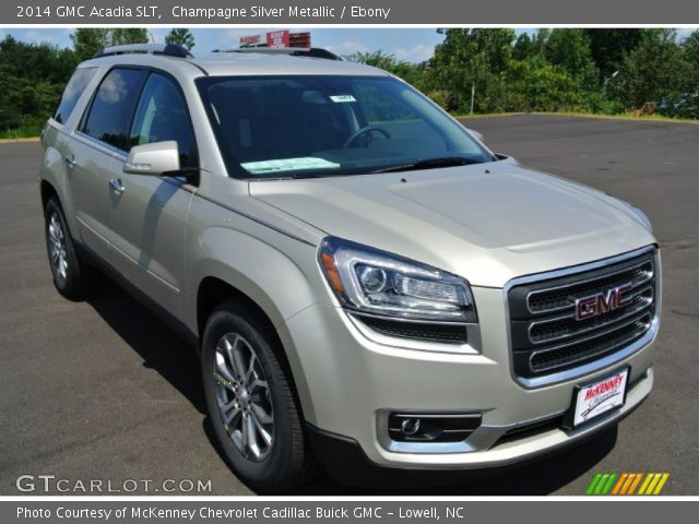 2014 GMC Acadia SLT in Champagne Silver Metallic