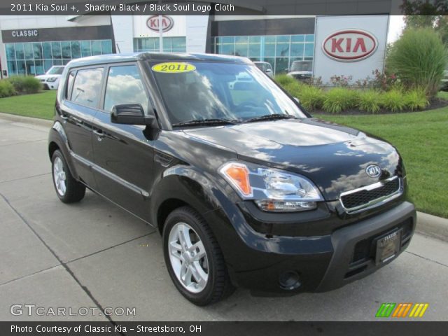 2011 Kia Soul + in Shadow Black