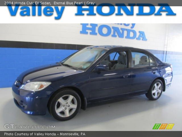 2004 Honda Civic EX Sedan in Eternal Blue Pearl