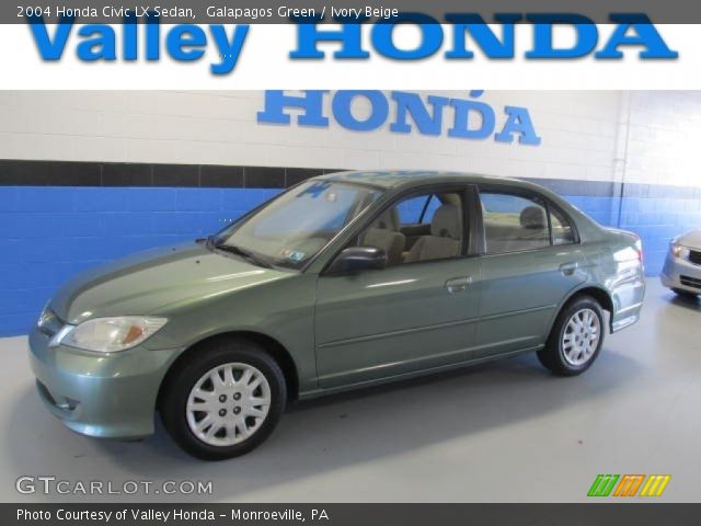 2004 Honda Civic LX Sedan in Galapagos Green