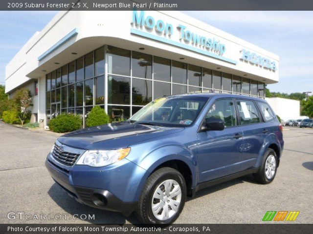 2009 Subaru Forester 2.5 X in Newport Blue Pearl