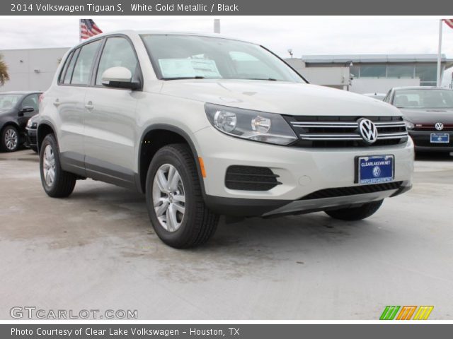 2014 Volkswagen Tiguan S in White Gold Metallic