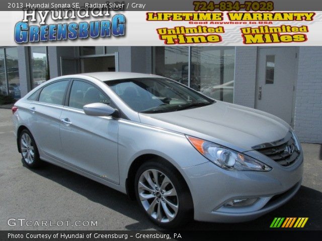 2013 Hyundai Sonata SE in Radiant Silver