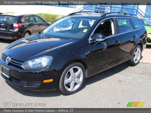 2010 Volkswagen Jetta TDI SportWagen in Black